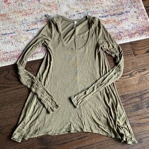 Free People ribbed swing top